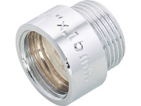 Hahnverlängerung 24,1 (Rp 3/4) x 26,4 mm (R 3/4) Messing Verchromt 15 mm