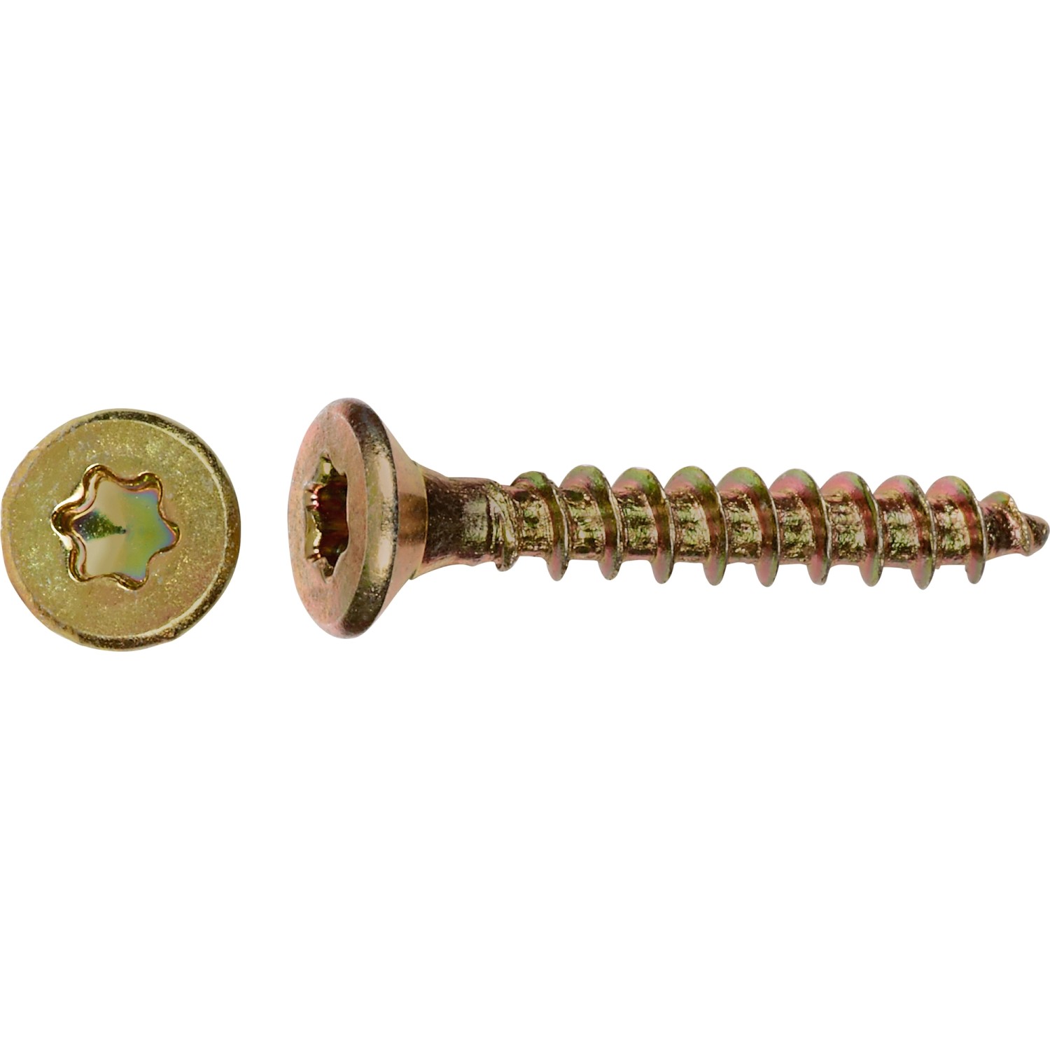 Viti Per Telaio In Calcestruzzo Zincate - Confezione Da 50 Pezzi, 7.5x182 Mm, Testa Torx Piatta, Con Punta Cacciavite Inclusa - 2