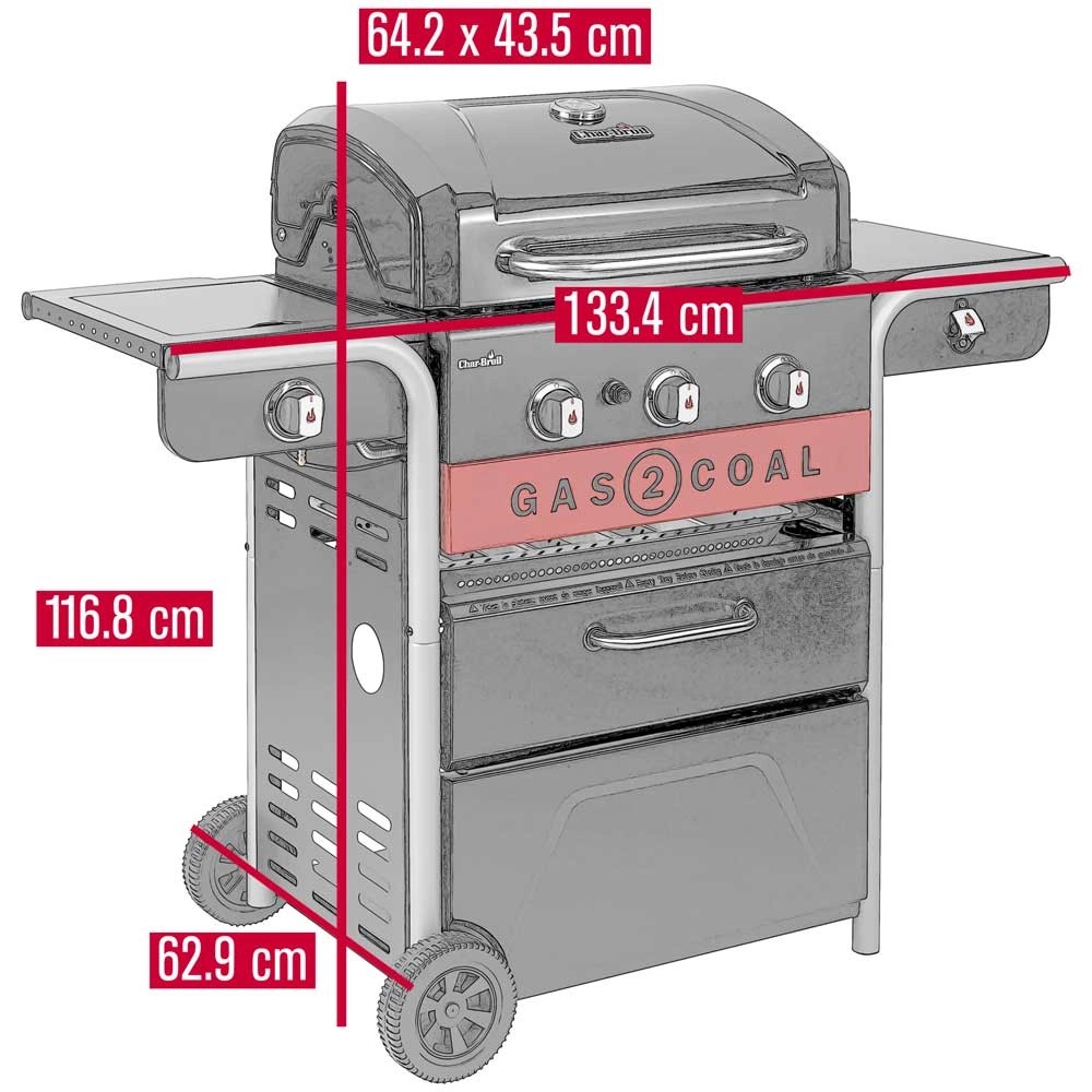 Char broil gas 2 coal best sale