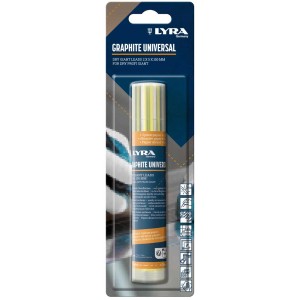 Lyra Minen Graphite Universal, 12 pcs. Mines de rechange pour Dry Profi Giant, sous blister.