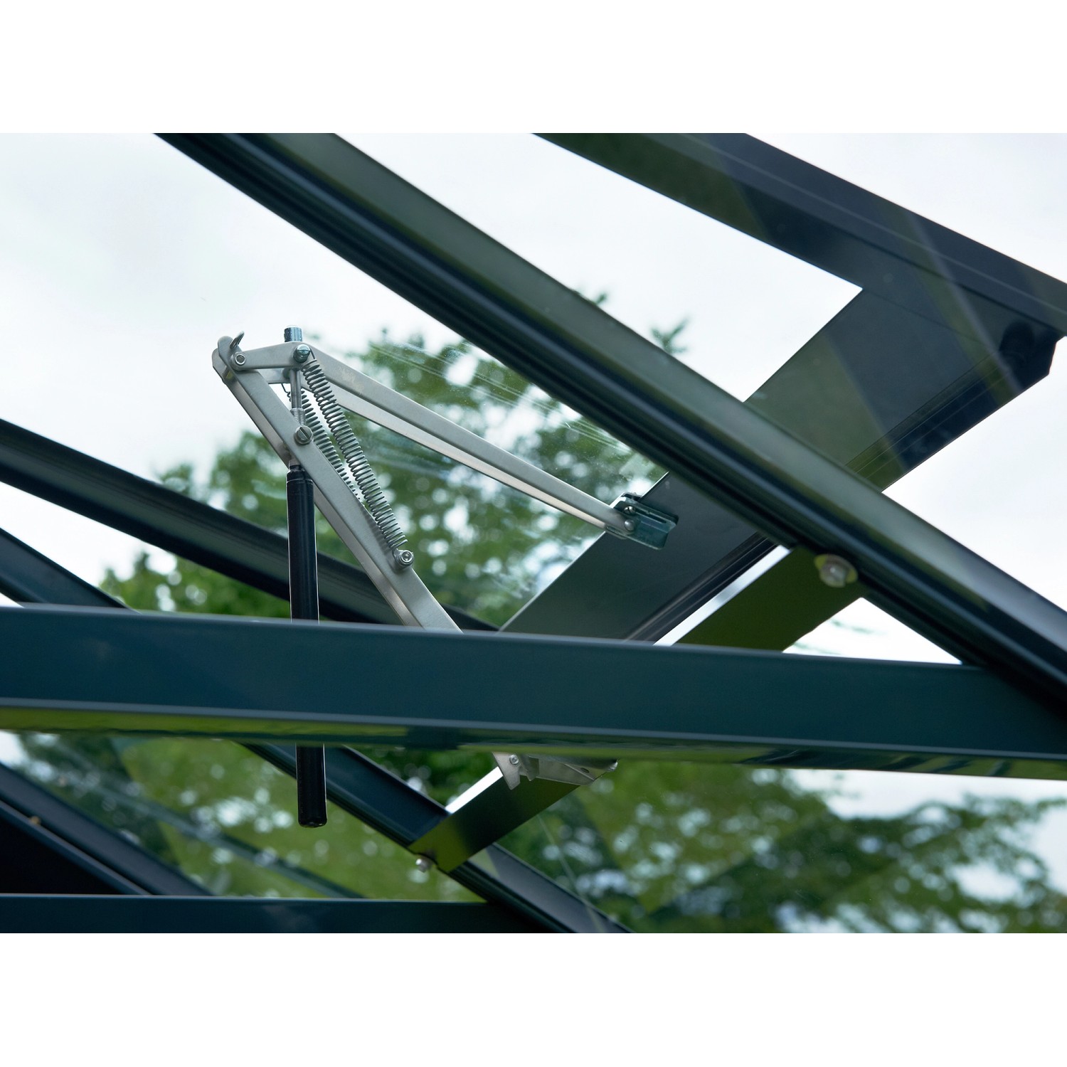 Juliana Gewächshaus Compact 8,2 m² 3 mm Sicherheitsglas Anthrazit