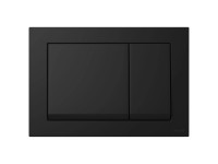 Cersanit WC-Betätigungsplatte Enter II Schwarz matt (HxBxT) 180 x 220 x 16 mm