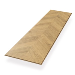 Stratifié Egger NatureSense Chêne Weinburg, 8 mm, motif à chevrons.