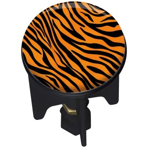 Tappo lavabo con motivo tigre, Ø 3,9 cm, per scarichi standard.