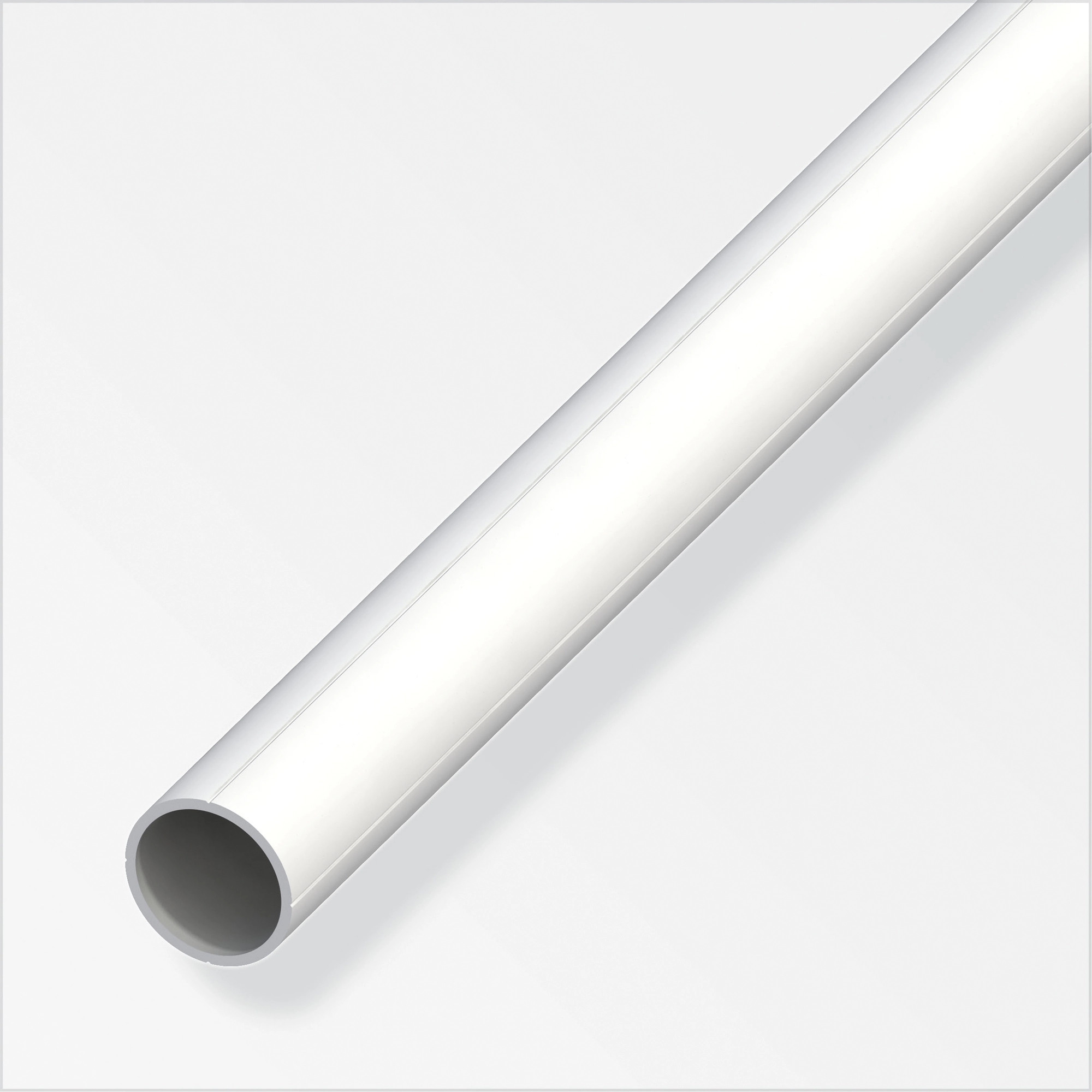 Tubo tondo in PVC Bianco Ø 15,5 x 1 m