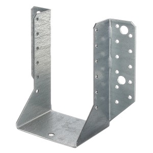 Sabot de fixation, galvanisé sendzimir, 100x140 mm, pour fixer les poutres en bois.