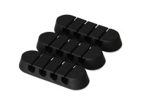 Max Hauri Kabelhalter Multi Stop Schwarz 3 Stk.