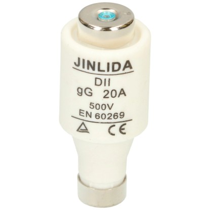 Sicherung DT-II träge 500 V / 20 A / 5 Stk.