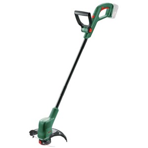 Tagliabordi a batteria Bosch EasyGrassCut 18V-26 senza batteria. Rifinitore verde e nero per giardinaggio.