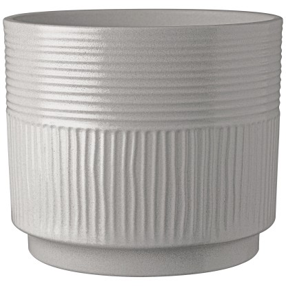 Soendgen Übertopf Nara Terra Zartgrau Lasur Ø 13 cm