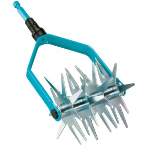 Gardena Combisystem zappetta a stella per la lavorazione del terreno in giardino.