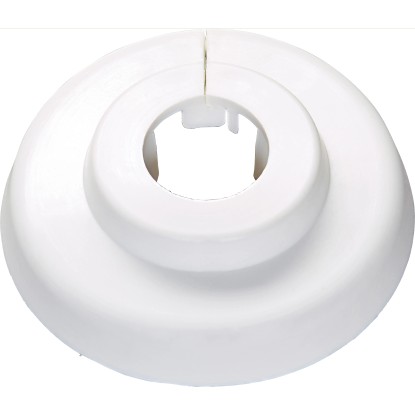 Scharnierrosette 12 mm / G 1/8" Weiss 4 Stk.