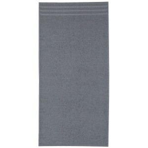 Serviette de toilette Kleine Wolke Royal gris foncé, 50x100 cm, en coton.