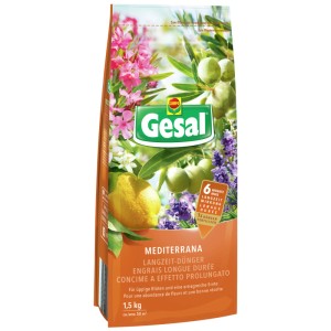 Gesal Mediterrana engrais longue durée 1,5kg pour plantes de balcon et en pot.