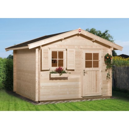 Weka Gartenhaus Premium 28 FT Natur Gr. 2