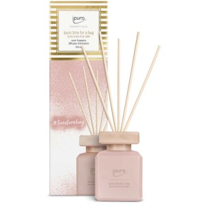 Ipuro Parfum d'ambiance Essentials Time for a Hug, 100 ml, avec bâtonnets et emballage.