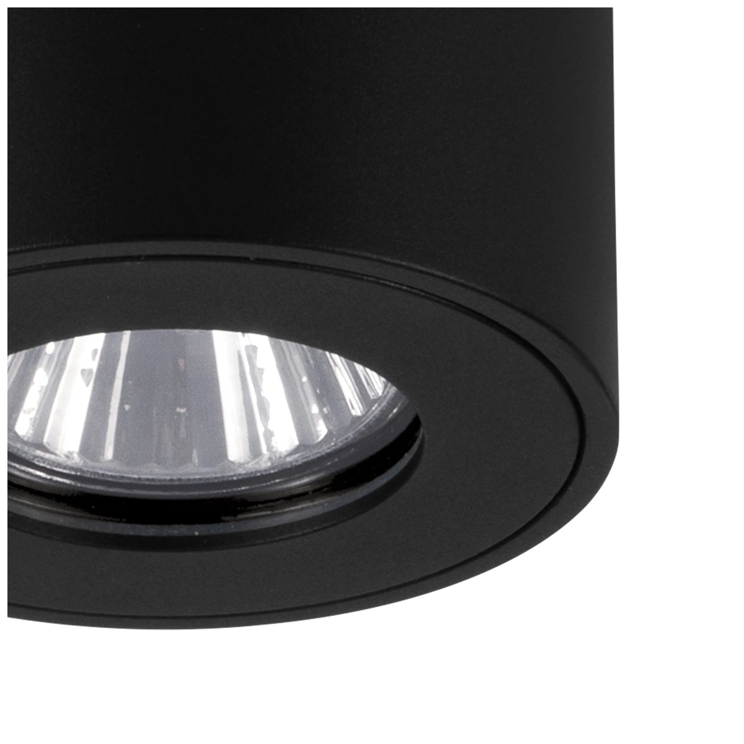 V-TAC GU10 Halterung Rund, Schwarz – Für Decken-Einbau, IP20, Tiefe 100 Mm, Kunststoff