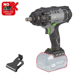 Avvitatore a impulsi a batteria LUX A-SSR-20 Solo (senza batteria/caricabatterie) con clip da cintura.