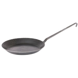 Poêle Petromax en fer forgé, Ø 28 cm, pour grill et cuisine.