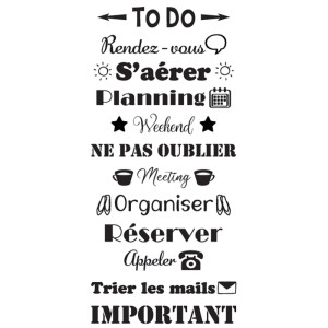 Aladine Rollstempel 'To do list' mit verschiedenen Aufgaben, ideal für Bullet Journals und Aufgabenplanung.