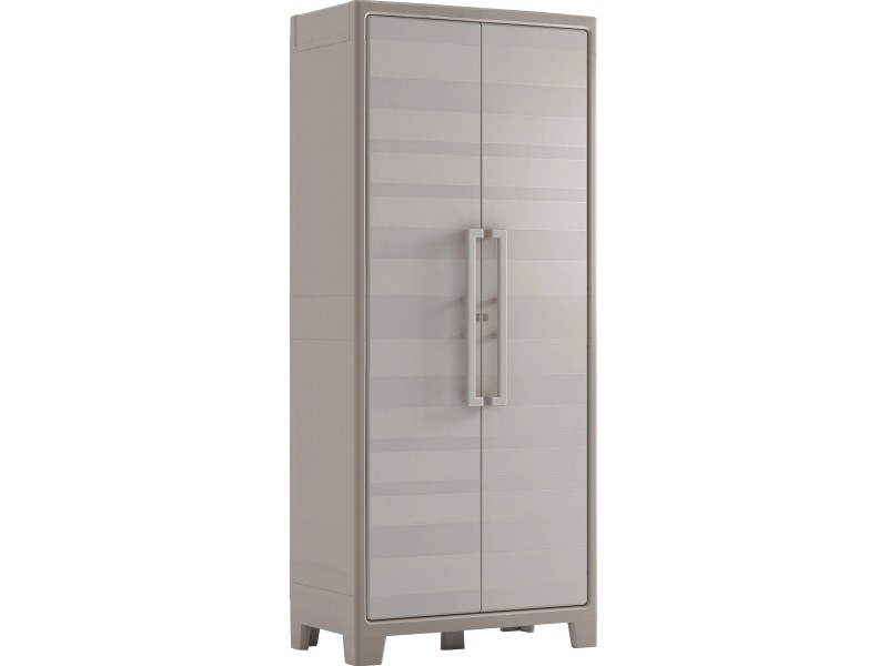 Gulliver Armoire haute en plastique Beige clair 182 x 80 x 44 cm