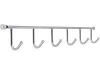 Siro Hakenleiste Metall Chrom glänzend 42 cm