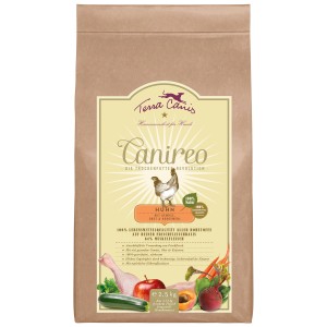 Terra Canis Canireo cibo secco per cani al pollo, confezione da 2,5 kg. Alimento senza cereali con carne fresca e verdure.