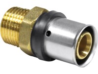 Press-Übergang Messing 20 mm x R 3/4