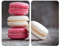 Wenko Glasabdeckplatten Universal Macarons Mehrfarbig 2er-Set
