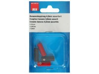 Bananenkupplung Farbig 4 mm / 4 Stk.