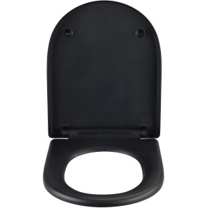 Sedile WC Wenko Exclusive n. 3 nero opaco con chiusura ammortizzata in duroplast.