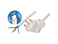 Clip-Clap Câble d'alimentation TD H05VV-F3G1.0 Blanc 5 m