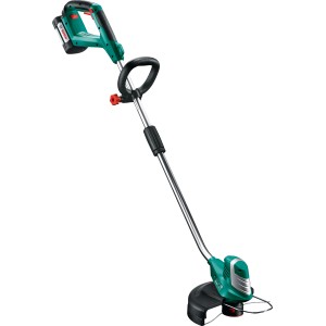 Tagliabordi a batteria Bosch AdvancedGrasCut 36: Rifinitore cordless con batteria e sistema di taglio per bordi del prato precisi.