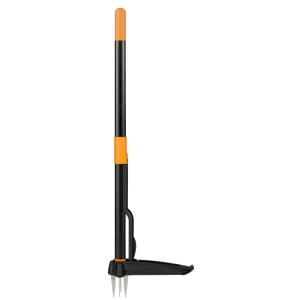 Fiskars Unkrautstecher Solid, attrezzo da giardino per rimuovere facilmente le erbacce in piedi.