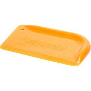 Oranger Petromax Schaber aus Polypropylen für Feuertöpfe und Pfannen.