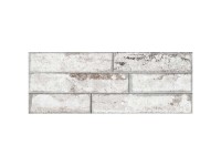 Wandverblender Bailen Steinzeug Weiss 22,5 x 60 cm / Stärke 0,8 cm