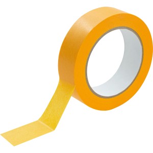 Ruban de masquage doré LUX Washi, 50 m x 29 mm, pour travaux de peinture précis.