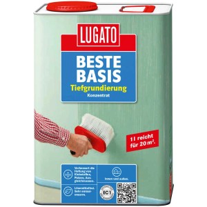 Concentrato di primer profondo Beste Basis 1 l in secchio di metallo. Adatto per interni ed esterni.