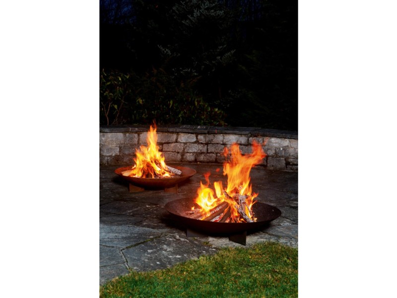 Feuerschale auf Sockel MetallRost Ø 60 cm kaufen bei OBI