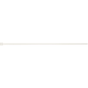 Serre-câble blanc, 380 mm de long, 25 pièces, pour regrouper et fixer les câbles.