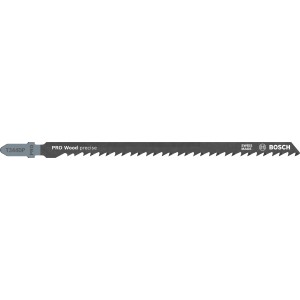 Lama per seghetto alternativo Bosch T 344 DP, set da 3 per tagli precisi nel legno.