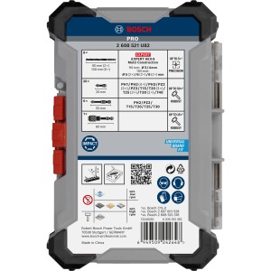 Set Bosch Pro Impact 35 pezzi inserti per avvitatura e punte in valigetta.