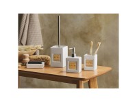 Badezimmer-Set Kourou Keramik Beige 4-tlg.