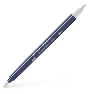 Feutre Faber-Castell Goldfaber Sketch Gris neutre II, stylo avec pointe pinceau et feutre fin.