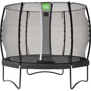 Trampolino da giardino nero EXIT Allure Classic con rete di sicurezza, Ø 305 cm.