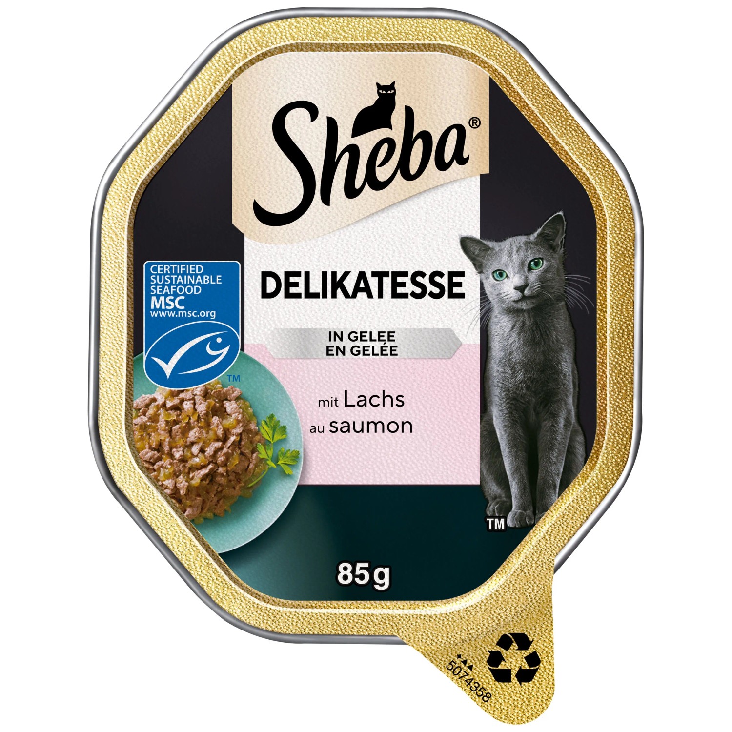 Sheba Frischebeutel Adult Delikatesse In Gelee Geflügel Variation 4x85g