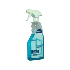 Fiesta Nettoyant vitres 500ml en spray pour une propreté sans traces.