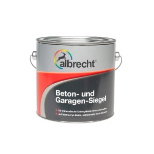 Mastic béton et garage Albrecht, gris galet, finition satinée, pot de 2,5 l.