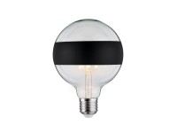 Paulmann LED-Leuchtmittel Globe Ringspiegel E27 matt Schwarz 6,5 W