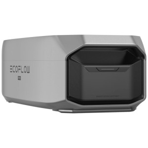 Batterie additionnelle EcoFlow Delta Pro, 4096 Wh, lithium-ion, argent/noir. Extension pour power station.